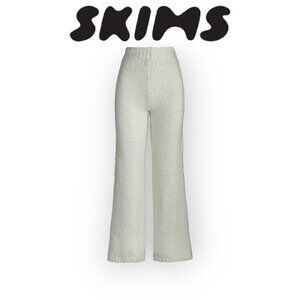 Warm Soft SKIMS Cozy Knit Pants Bone Size 4X5X Plus Size Stretchy Lounge Wear